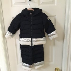 Sold✨Authentic Moncler Girls Snowsuit
